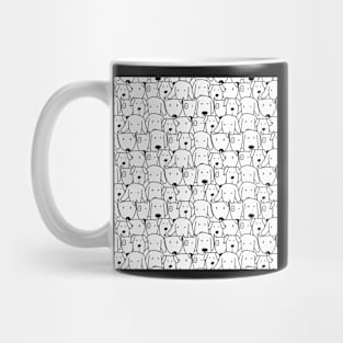 Dog Doodle Pattern Mug